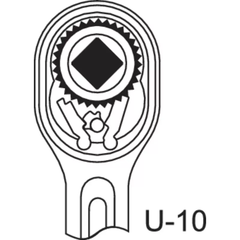 GEDORE 6142700 Aluminium-Umschaltknarre 1/2"