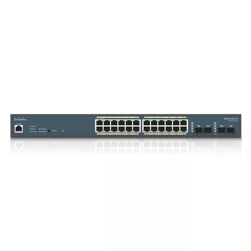 Managed Switch EnGenius FitSwitch 24 PoE 24x Gigabit Ethernet Ports