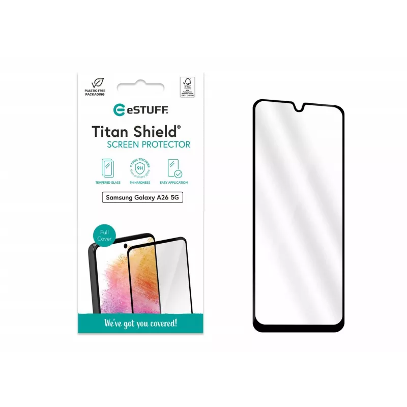 eSTUFF Full Cover Displayschutzfolie, Samsung Galaxy A26 5G (ES504121)