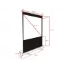 Multibrackets M 16:9 Portable Projektionsleinwand 200x112, 90 Zoll