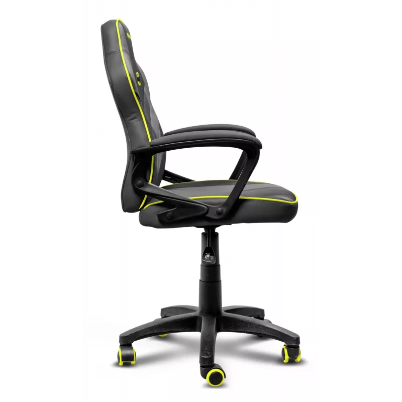 PC-Gaming-Stuhl TRUST 25786 – gepolsterte Sitzfläche, max. Gewicht 110 kg, Sitzfläche 44×44 cm, max. Höhe 100 cm, schwarz/gelb