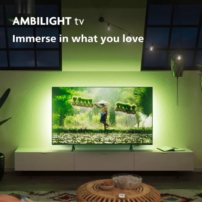 Philips 8000 Serie 50PUS8309/12 TV 127 cm (50 Zoll) 4K Ultra HD Smart TV Wi-Fi Schwarz 350 cd/m²