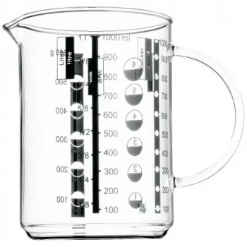 WMF Messbecher 1,0 l Gourmet, 1 L, Glas, 1 St.