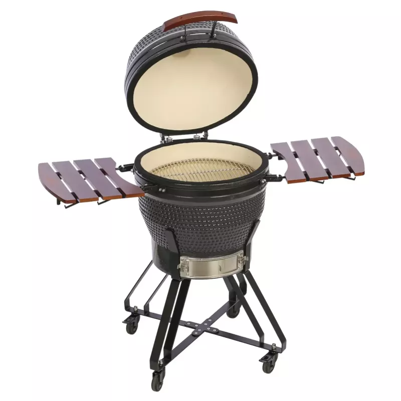 TunaBone Kamado Pro 22 Inch Grill, Größe M, Dark Grey