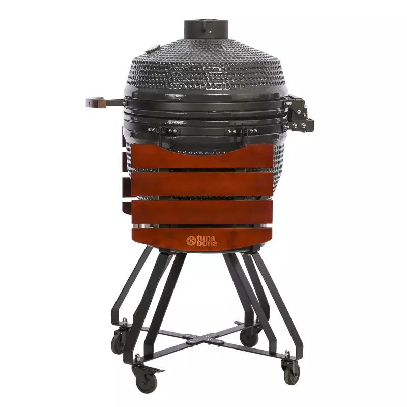 TunaBone Kamado Pro 22 Inch Grill, Größe M, Dark Grey