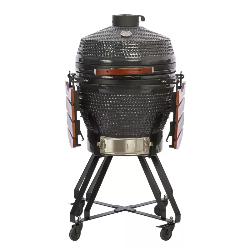 TunaBone Kamado Pro 22 Inch Grill, Größe M, Dark Grey