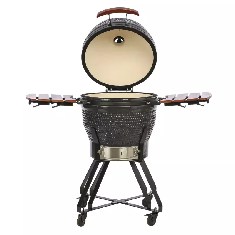 TunaBone Kamado Pro 22 Inch Grill, Größe M, Dark Grey