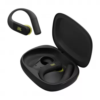 JBL Endurance Peak 4 True Wireless Sport-Ohrhörer, Schwarz/Limette