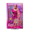 Barbie Fun & Fancy Hair Puppe mit extralangem buntem blondem Haar und Stylingzubehör