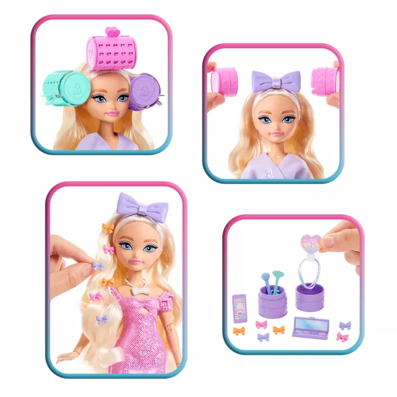 Barbie Dream Besties Malibu Modepuppe mit Überraschungszubehör und über 15 Looks