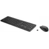 HP 235 Wireless-Maus-und-Tastatur-Kombination, Kabellos, RF Wireless, Mechanisch, QWERTY, Schwarz, Maus inklusive