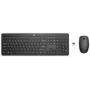 HP 235 Wireless-Maus-und-Tastatur-Kombination, Volle Größe (100 %), Kabellos, RF Wireless, Schwarz, Maus enthalten