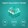 HyperX Alloy Origins Core PBT HX Aqua – Mechanische Gaming-Tastatur