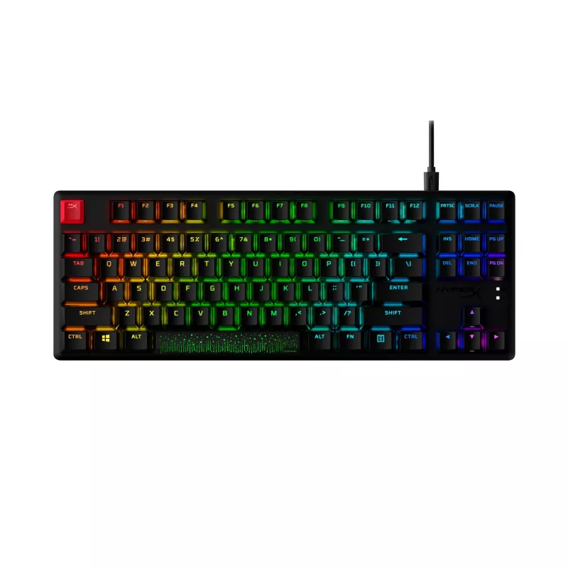 HyperX Alloy Origins Core PBT HX Aqua – Mechanische Gaming-Tastatur