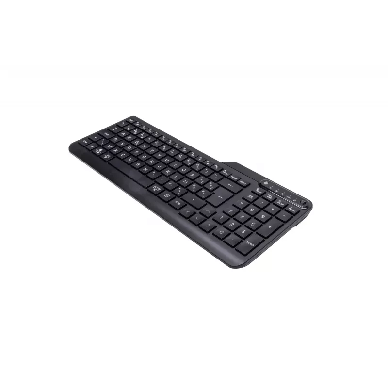 HP 460 Multi-Device Bluetooth-Tastatur – kabellos, AZERTY, Belgisch, Schwarz