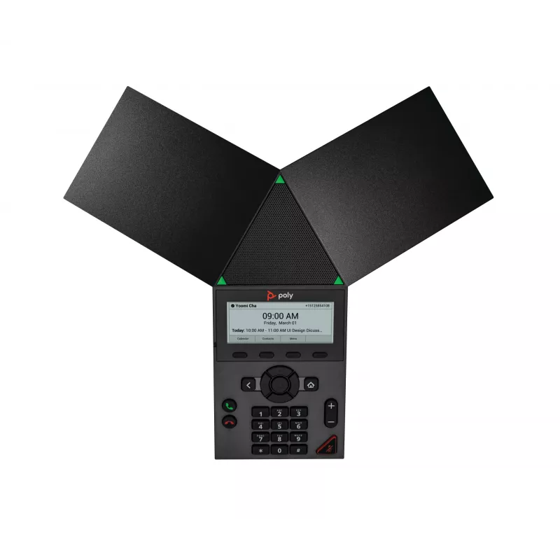 HP Poly Trio 8300 IP-Konferenztelefon mit PoE, ohne Funkmodul