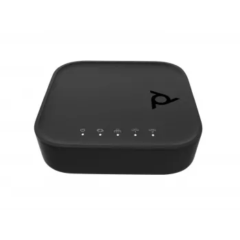 Voice-Port-Adapter POLY ATA 402 2FXS VoIP-Adapter mit Open SIP, G.711/OPUS, Gleichstrom, 100–240 V AC-Eingang