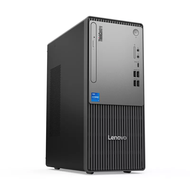 Lenovo ThinkCentre neo 50t Gen 5 Intel® Core™ i3 i3-14100 8 GB DDR5-SDRAM 256 GB SSD Windows 11 Pro Tower-PC Schwarz