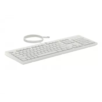 HP 225 Kabelgebundene Maus- und Tastaturkombination, Full-Size (100 %), Kabelgebunden, USB, Weiß, Maus enthalten