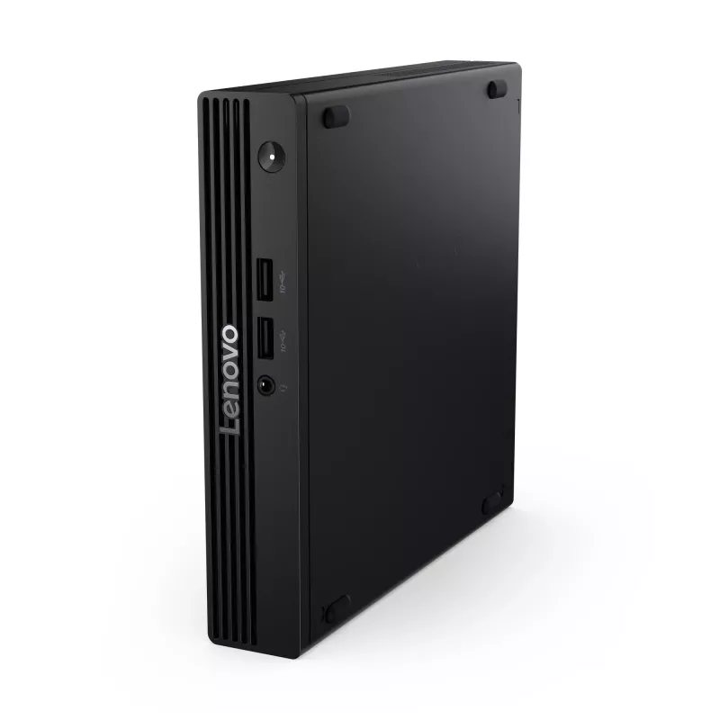Mini-PC Lenovo V100q 13GG Tiny Intel N100, 8 GB DDR5 RAM, 256 GB SSD, Wi‑Fi 6, deutsche Tastatur, schwarz