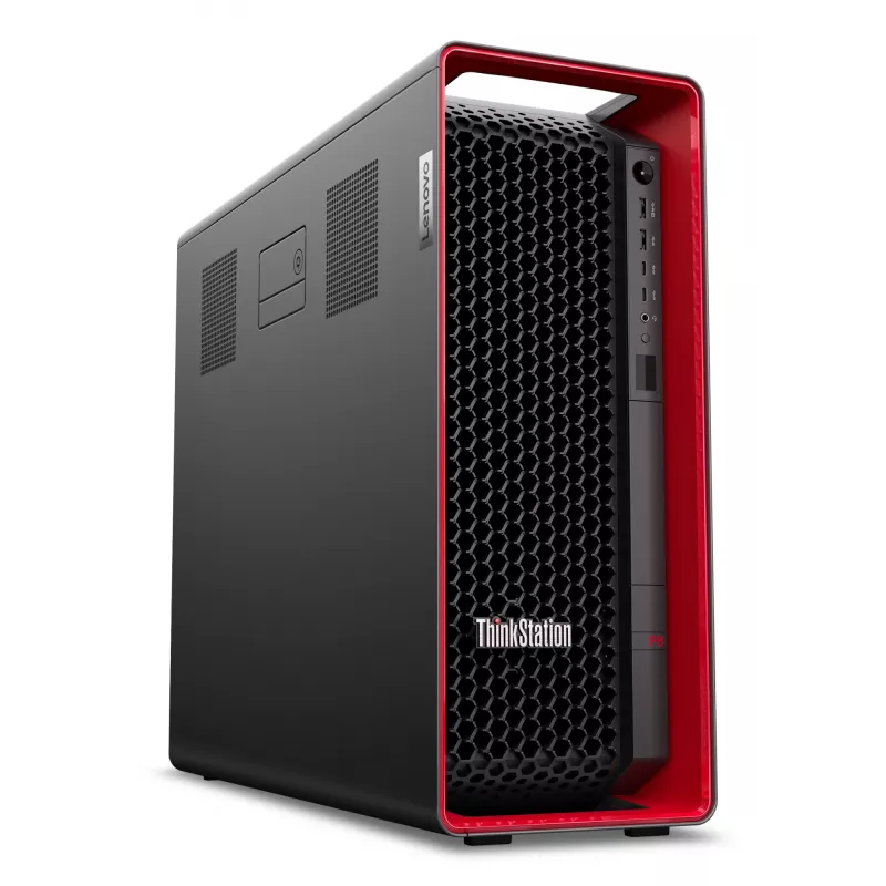 Workstation Lenovo ThinkStation P8 mit 128 GB DDR5‑6400 RAM, 1 TB SSD, Windows 11 Pro, 1000 W Netzteil