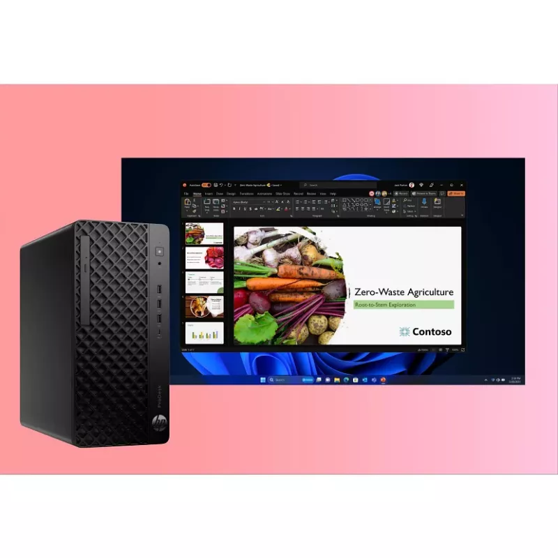 HP ProDesk 4 Tower G1i Desktop AI PC Intel Core Ultra 5 225 16 GB DDR5-SDRAM Windows 11 Pro