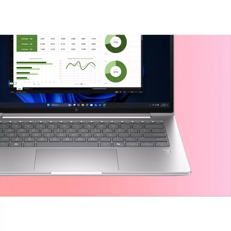 Notebook PC HP EliteBook 6 G1ah 14 Zoll WUXGA AMD Ryzen 5 220, 16 GB DDR5, Windows 11 Pro, Silber