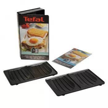 Tefal XA800112 Sandwich-Toastplatten für SW852, schwarz