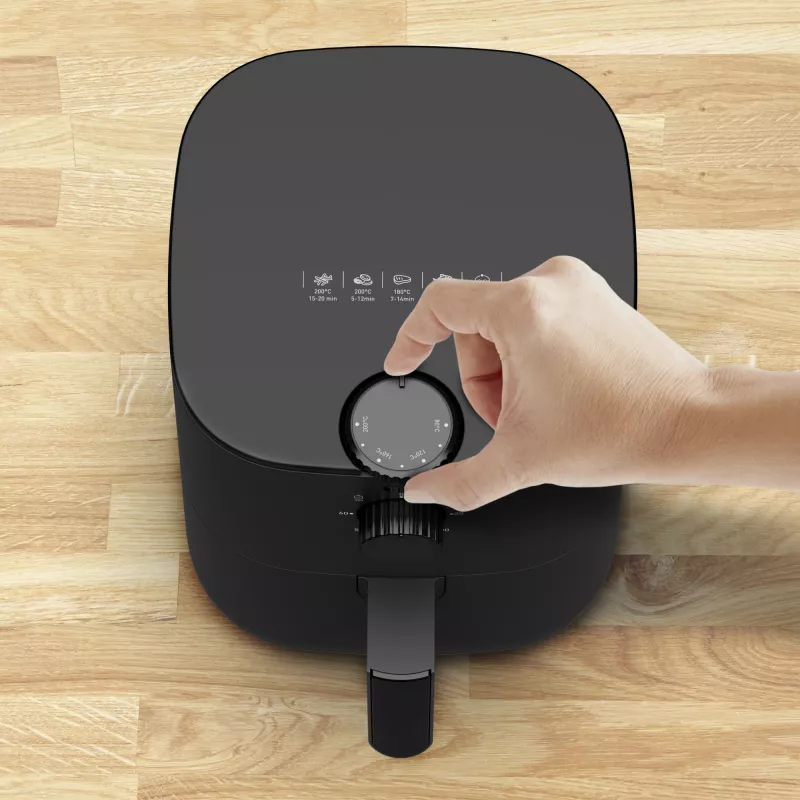 Tefal Easy Fry EY1308 Single 3,5 l Standgerät 1030 W Heißluftfritteuse Schwarz