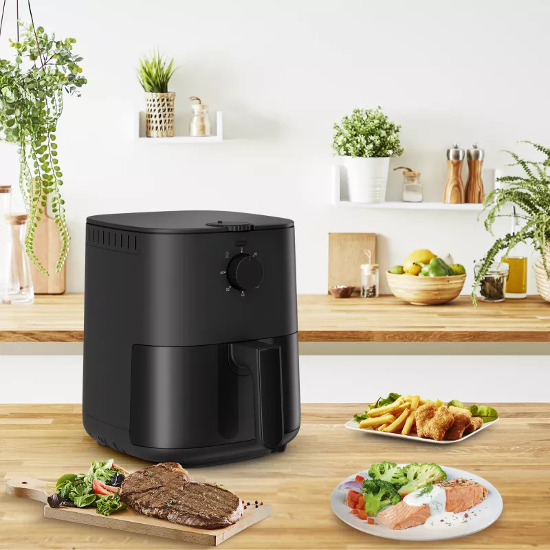 Tefal Easy Fry EY1308 Single 3,5 l Standgerät 1030 W Heißluftfritteuse Schwarz