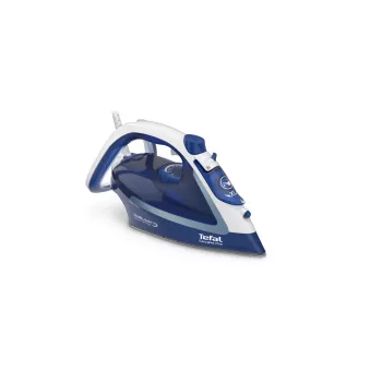 Tefal EasyGliss Plus FV5735 Bügeleisen Trocken- & Dampfbügeleisen Durilium-Bügelsohle 2500 W Blau, Weiß