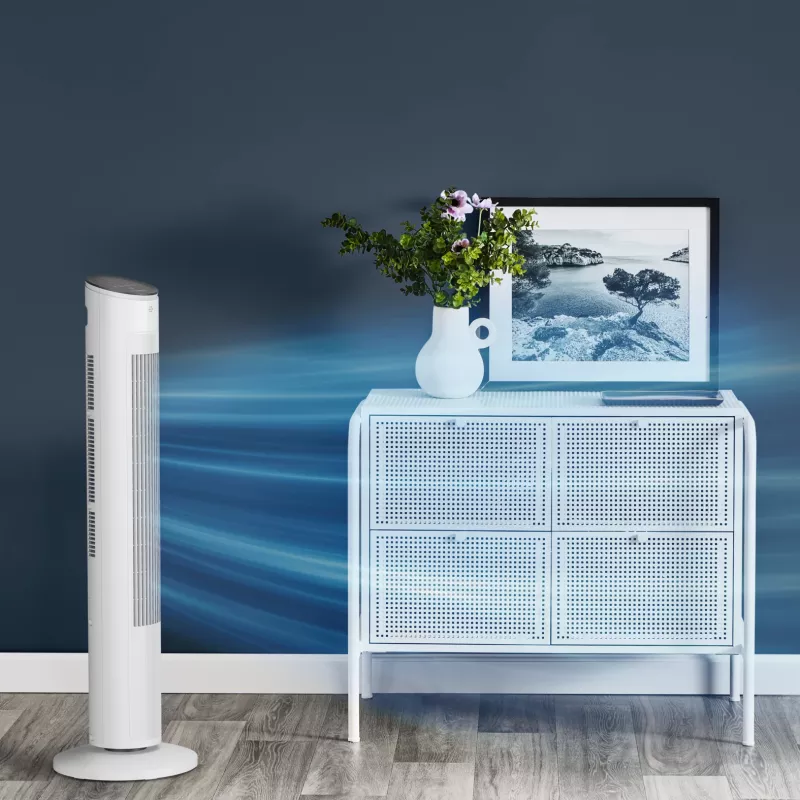 Haushaltsturmventilator Rowenta Eole VU6871 Weiß 40W AC 220-240V