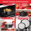 Kochtopf-Set Tefal Ingenio L76391 – Aluminium-Mixset, 4-teilig (Töpfe Ø16/18/20 cm) schwarz