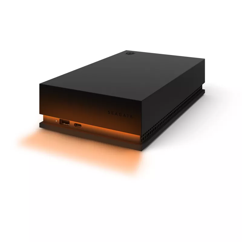 Seagate FireCuda Gaming Hub externe Festplatte 8 TB Micro-USB B / USB Type-A / USB Type-C 3.2 Gen 1 (3.1 Gen 1) Schwarz