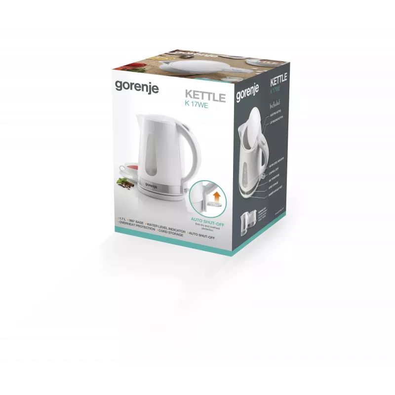 Gorenje K17WE Wasserkocher 1,7 L 2200 W Weiß