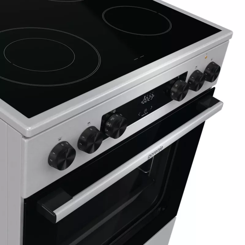 Gorenje GECS6C70XC Herd Freistehender Herd Elektrokochfeld Edelstahl