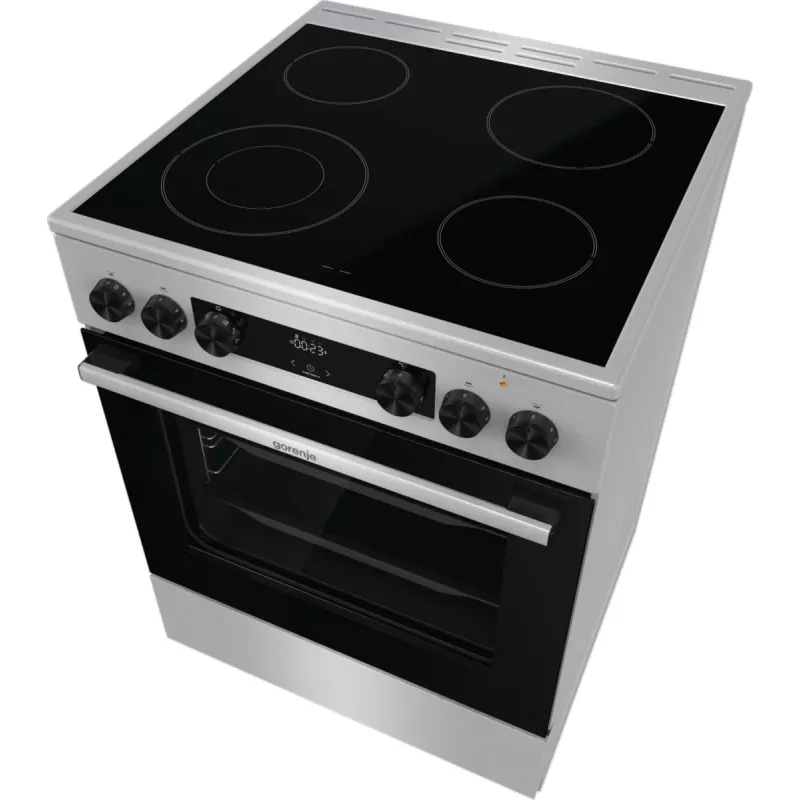 Gorenje GECS6C70XC Herd Freistehender Herd Elektrokochfeld Edelstahl