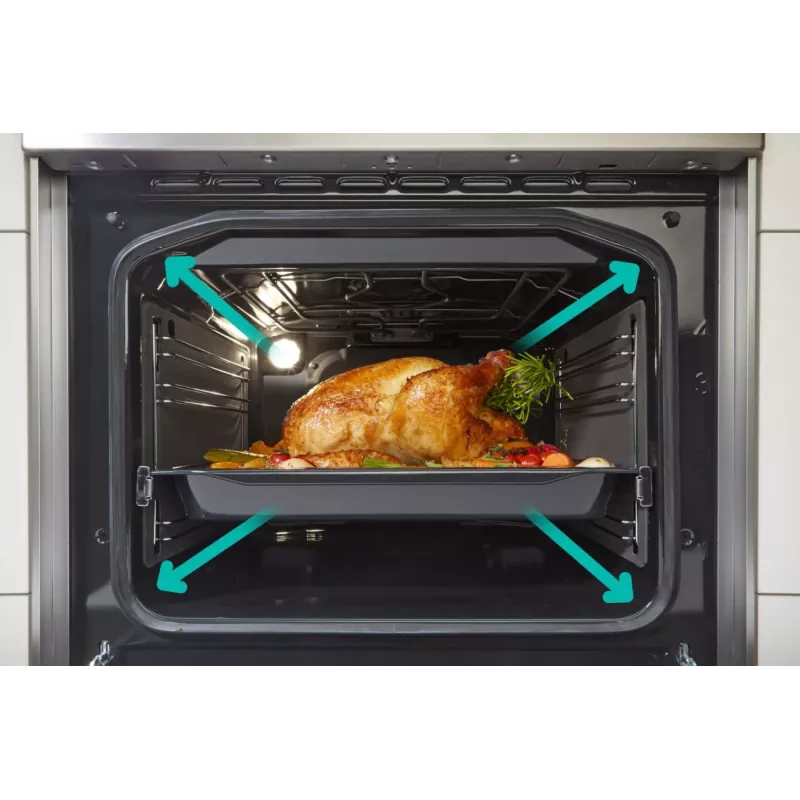 Gorenje GECS6C70XC Herd Freistehender Herd Elektrokochfeld Edelstahl