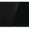 Gorenje Induktionskochfeld GI6401BCE RAL9017, Schwarz, Einbau, 59,5 cm, Zonen-Induktionskochfeld, Glaskeramik, 4 Zone(n)