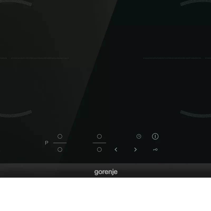 Gorenje Induktionskochfeld GI6401BCE RAL9017, Schwarz, Einbau, 59,5 cm, Zonen-Induktionskochfeld, Glaskeramik, 4 Zone(n)