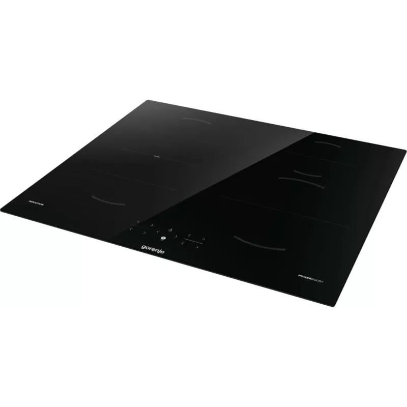Gorenje Induktionskochfeld GI6421BSC, Schwarz, Einbau, 59,5 cm, Zonen-Induktionskochfeld, Glaskeramik, 4 Zone(n)