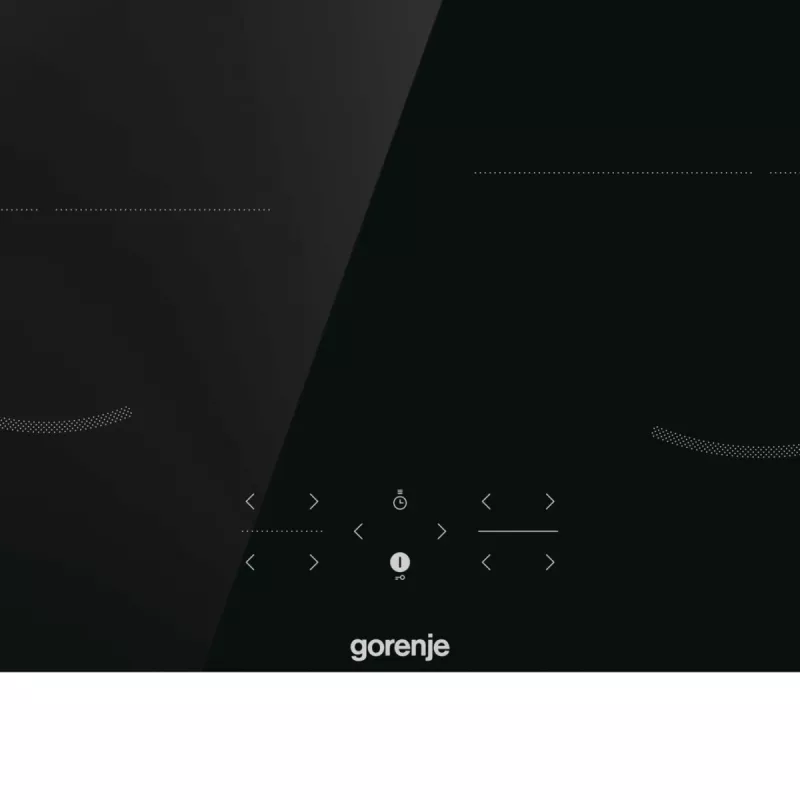 Gorenje Induktionskochfeld GI6421BSC, Schwarz, Einbau, 59,5 cm, Zonen-Induktionskochfeld, Glaskeramik, 4 Zone(n)