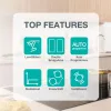 Gorenje Induktionshäll GI6443BSCWF, Schwarz, Einbau, 60 cm, Zonen-Induktionskochfeld, Glaskeramik, 4 Zone(n)