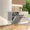 Gorenje GV642C65 vollintegrierter Geschirrspüler 14 Maßgedecke