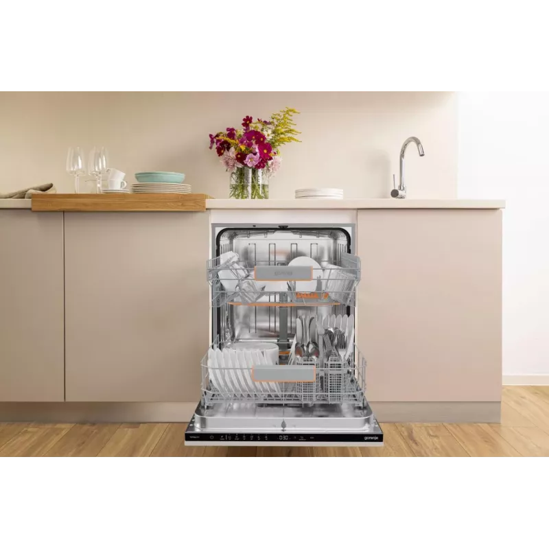 Gorenje GV642C65 vollintegrierter Geschirrspüler 14 Maßgedecke