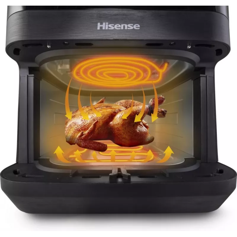 Hisense HAF2100DCD Einzel 7,7 L 2100 W Heißluftfritteuse Schwarz