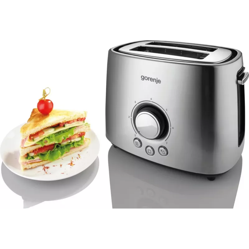 Gorenje T1000E 7 2 Scheiben 1000 W Edelstahl