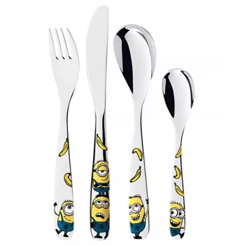 WMF 1286076040 Besteckset 4 Stk. Mehrfarbig, Edelstahl