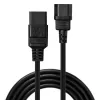 Lindy 1m C14 auf C19 Netzkabel-Verlängerung, Schwarz, 1 m, IEC C14, IEC C19, 250 V