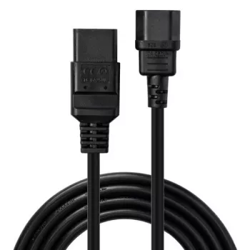 Lindy 1m C14 auf C19 Netzkabel-Verlängerung, Schwarz, 1 m, IEC C14, IEC C19, 250 V